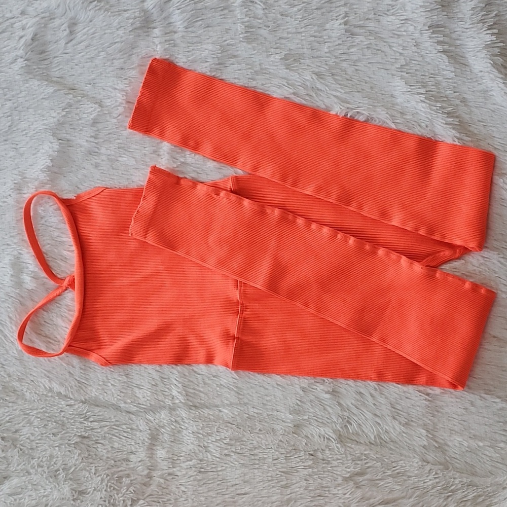 Free People Happiness Runs Square Neck Onesie Watermelon